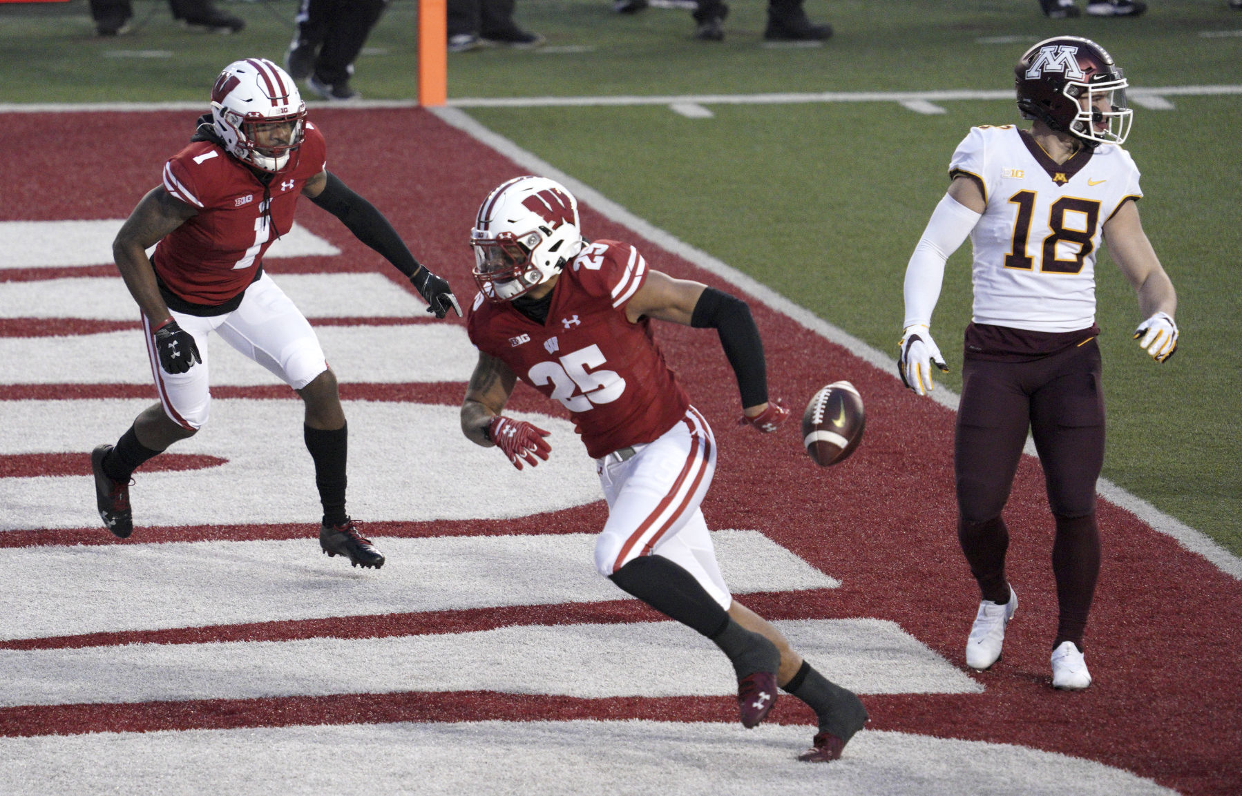 Burrell celebrates INT